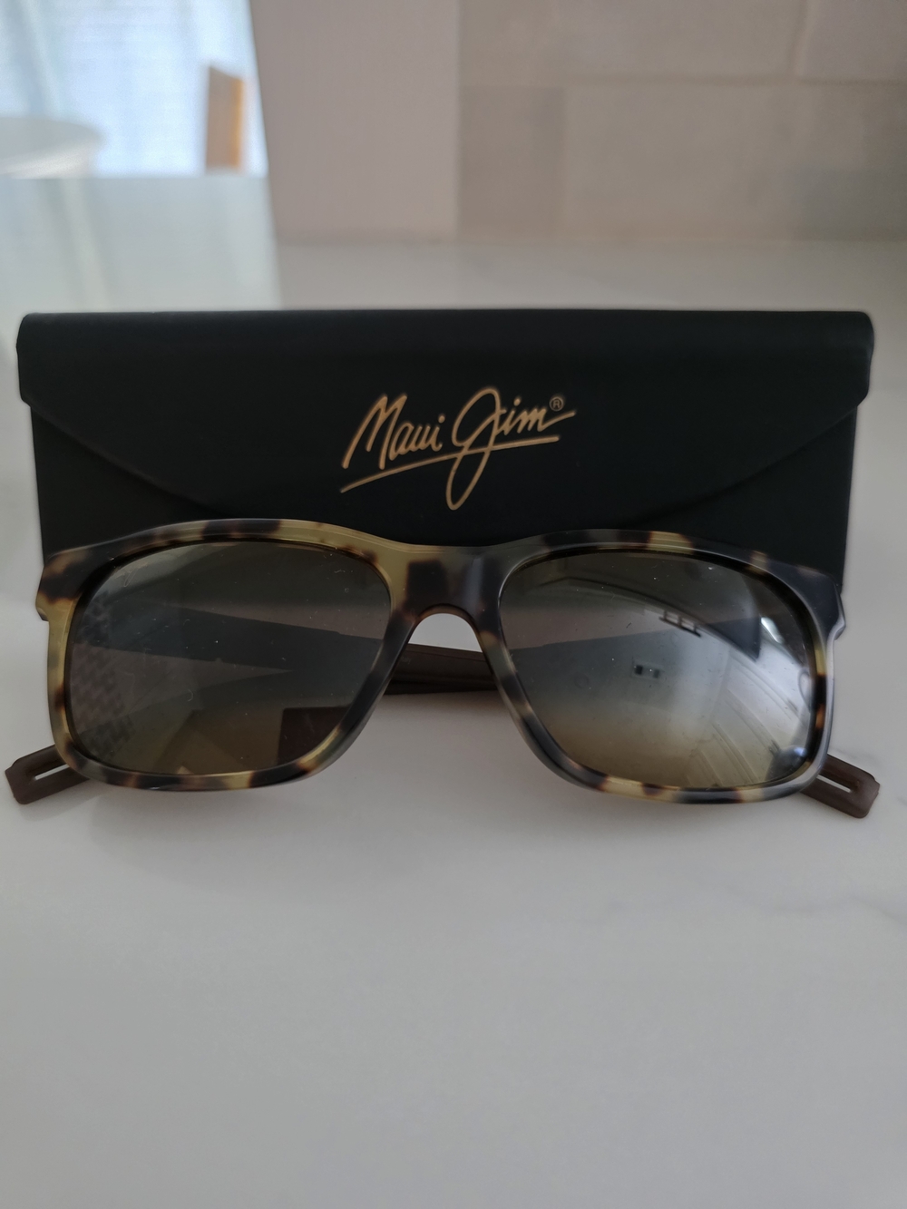 Maui Jim Eh BrahTortoiseshell Sunglasses - Brown Gradient Lenses
